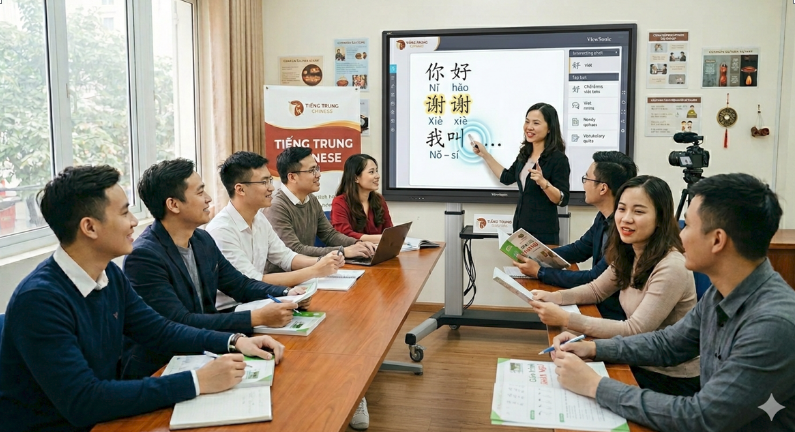 Khóa học tiếng Trung cơ bản cho người mới bắt đầu