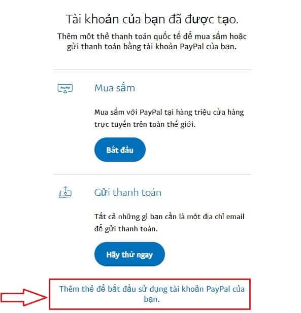 ket thuc dang ky mo tai khoan paypal