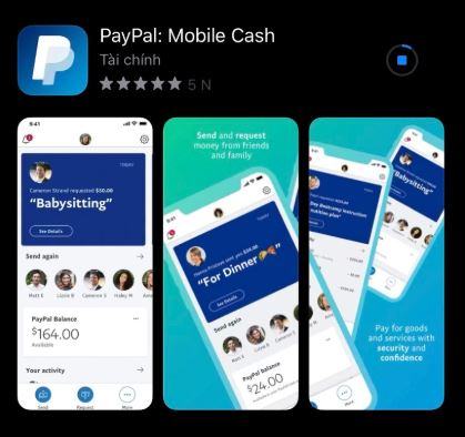 paypal di động