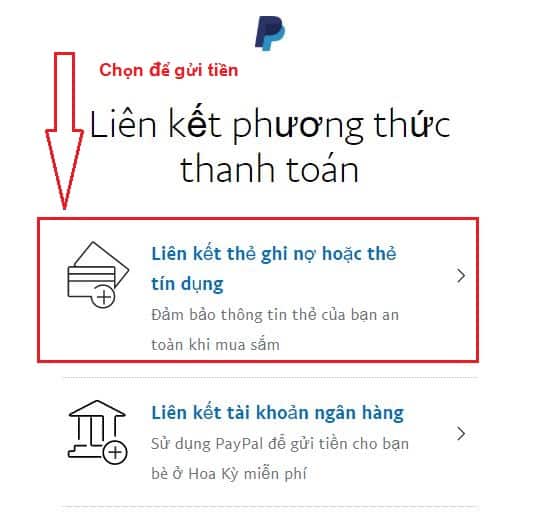 phuong thuc lien ket the visa paypal