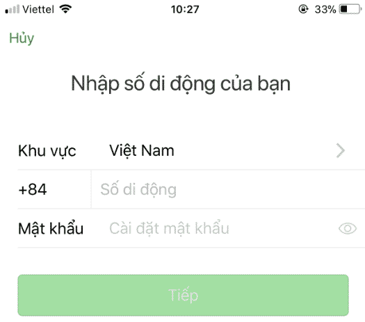 đăng ký wechat bằng gmail