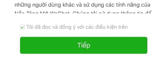 tich vao dong y huong dan cach dang ky wechat
