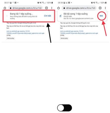 Hướng dẫn Cách tải TikTok Trung Quốc (Douyin) Chuẩn nhất 2025 3 Bước 3: Cho phép tải file apk douyin Drive