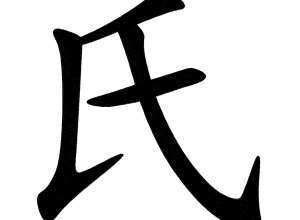 Bộ thị 氏 shì