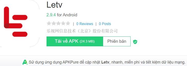 xem ti vi trung quoc kenh letv
