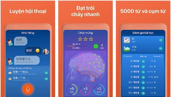Mondly: Download ứng dụng HỌC tiếng Trung trên điện thoại miễn phí 2 Phần mềm học tiếng Trung miễn phí Mondly