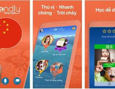 phần mềm học tiếng Trung Mondly