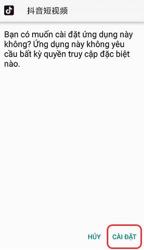 Hướng dẫn Cách tải TikTok Trung Quốc (Douyin) Chuẩn nhất 2025 12 Bước 3: Nhấp cài đặt app douyin