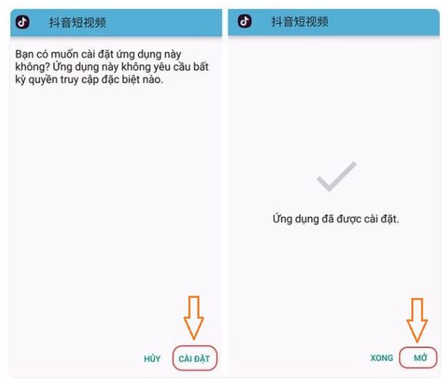 Hướng dẫn Cách tải TikTok Trung Quốc (Douyin) Chuẩn nhất 2025 8 Bước 3: Kết thức và mở app Douyin