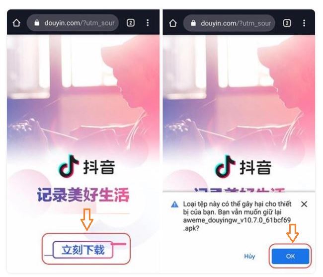 Hướng dẫn Cách tải TikTok Trung Quốc (Douyin) Chuẩn nhất 2025 6 Bước 1 Truy cập douyin.com để tải app